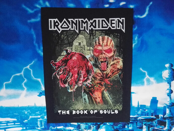Iron Maiden "The Book Of Souls (Eddie Heart)" Backpatch 2015