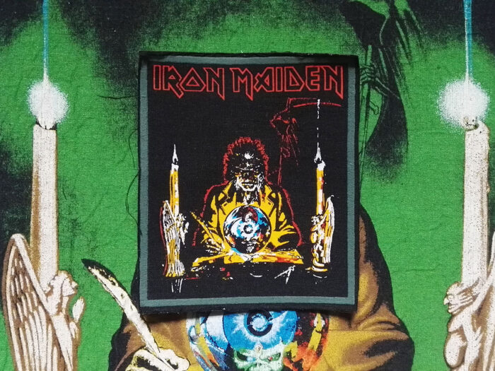 Iron Maiden The Clairvoyant Printed 90s Bootleg Patch