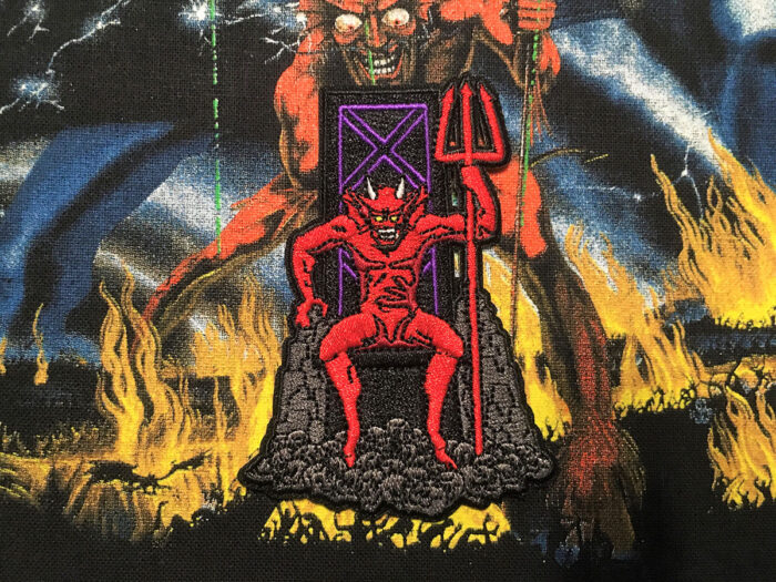 Iron Maiden The Number Of The Beast Embroidered Box-Set Patch 2019