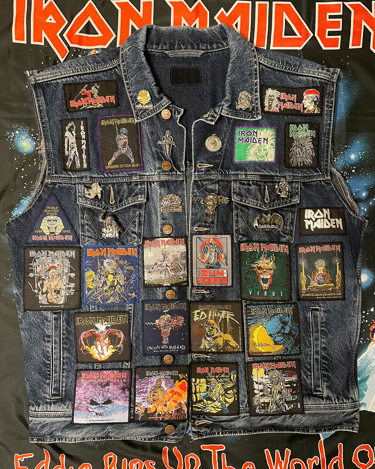 Heavy Metal Chemist's Tribute Vest Front