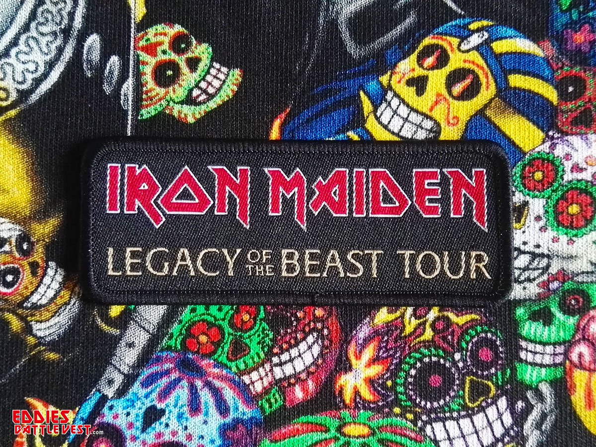 Iron Maiden "Legacy Of The Beast Tour" Woven Patch