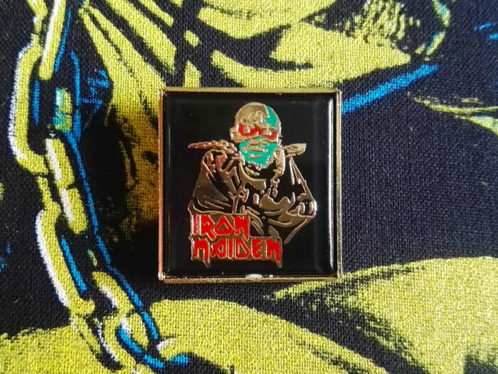 Iron Maiden "Piece Of Mind" Pin Badge Front