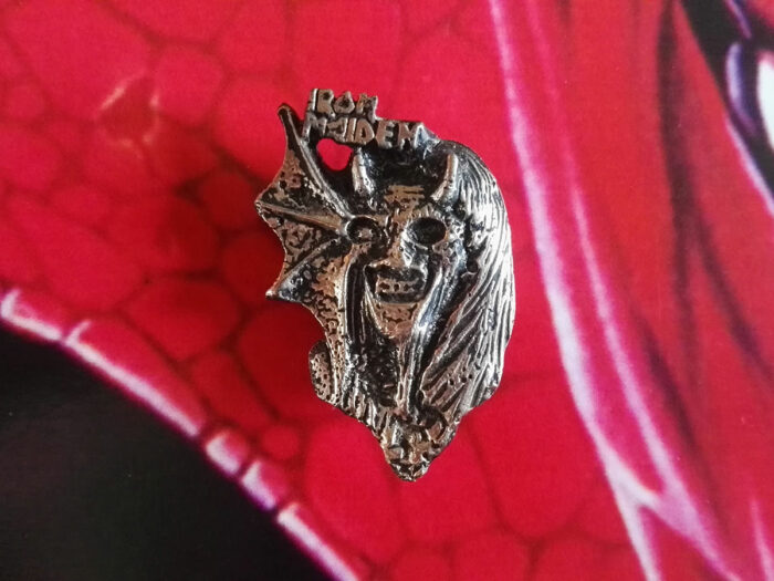Iron Maiden "Purgatory" Pin Badge Front