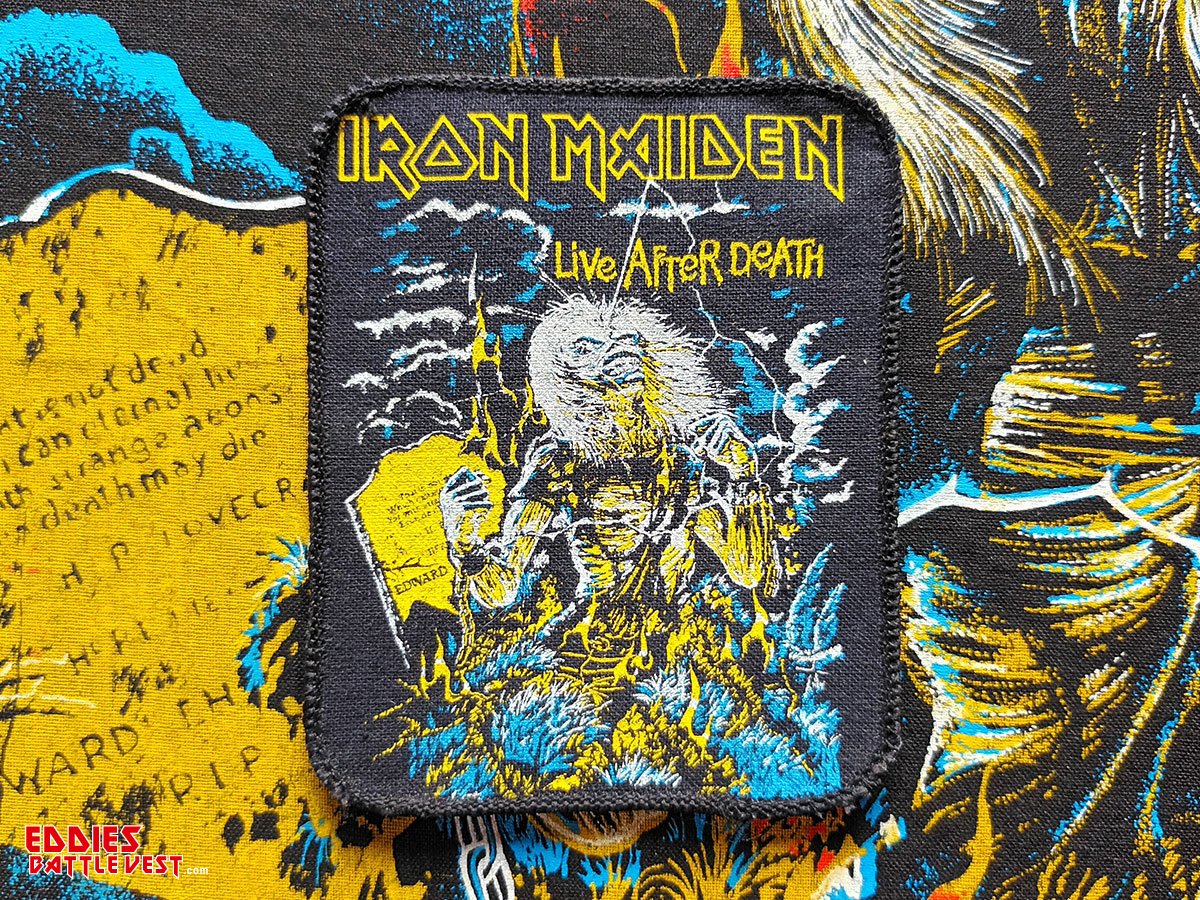 Iron Maiden "Live After Death" Printed Patch Version II