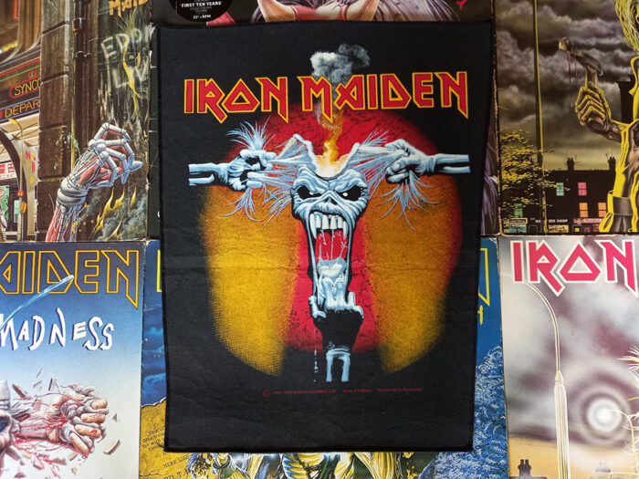 Iron Maiden "A Real Dead One Eddie Stretched Face" Backpatch 1993
