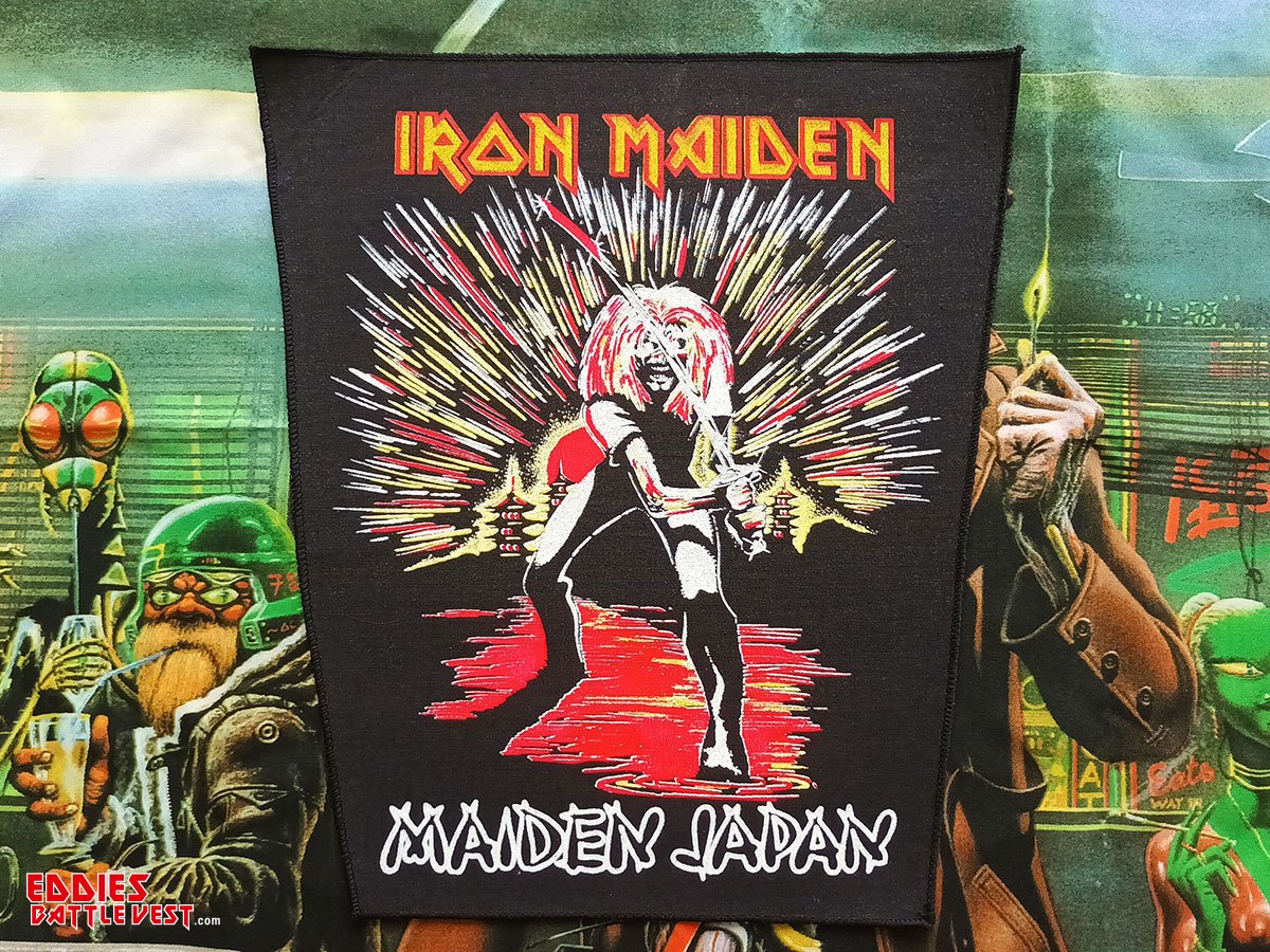 Iron Maiden "Maiden Japan" Backpatch Bootleg
