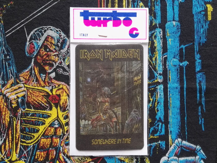 Iron Maiden "Somewhere In Time" Iron on Patch made by turbo g Italy