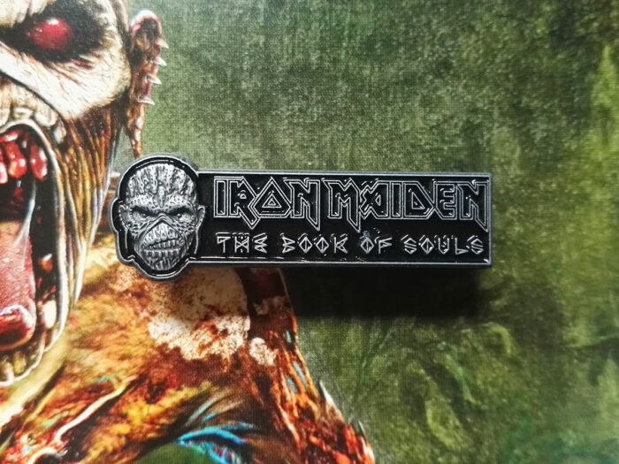 Iron Maiden "The Book Of Souls" Pin Badge 2018 Front