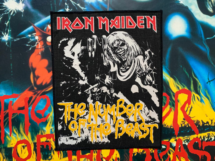 Iron Maiden "The Number Of The Beast" Backpatch Bootleg