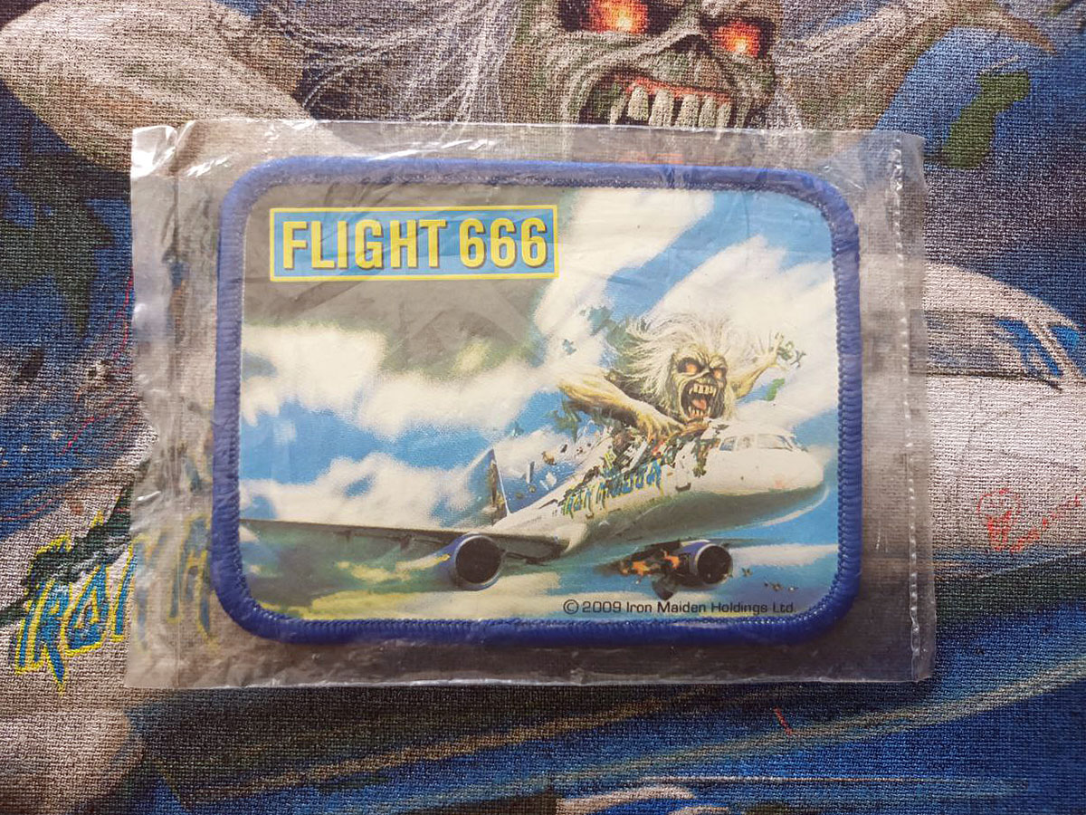 Iron Maiden "Flight 666" Printed Patch 2009