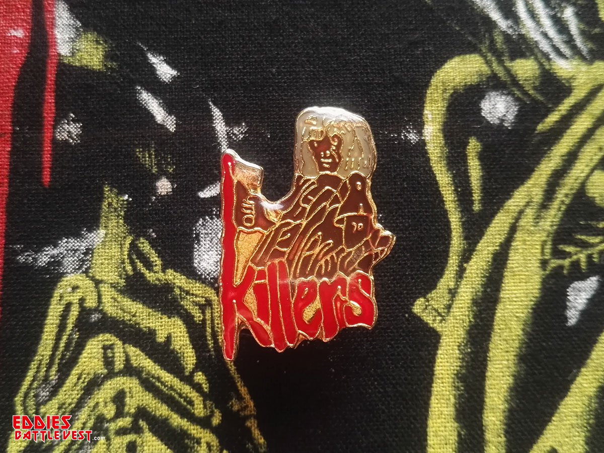 Iron Maiden "Killers" Pin Badge Front