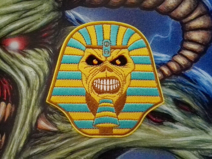Iron Maiden "Pharaoh Eddie" Embroidered Patch Metal Hammer Edition