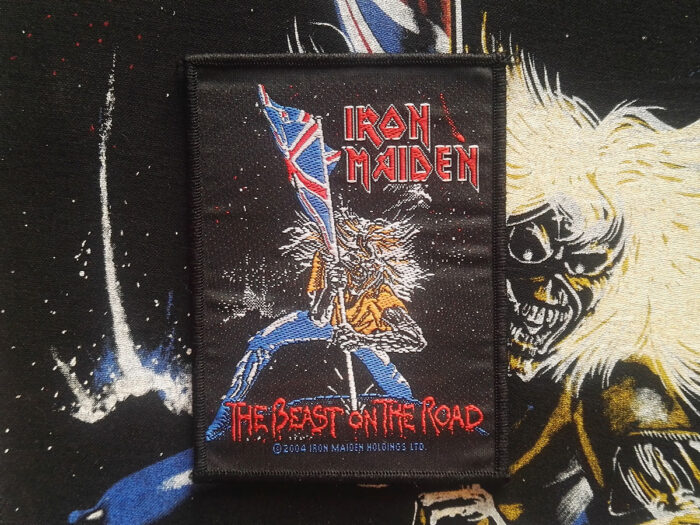 Iron Maiden "The Beast On The Road" Woven Patch 2004