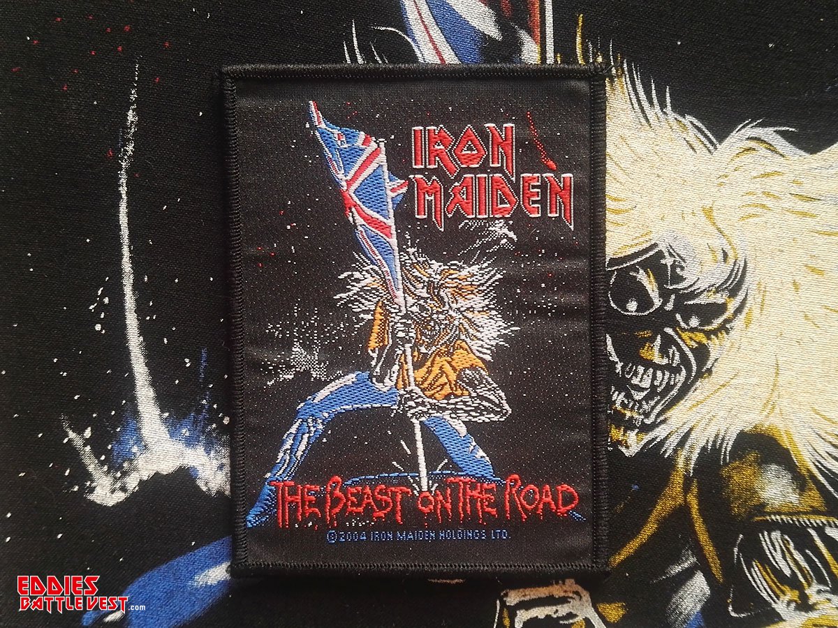 Iron Maiden "The Beast On The Road" Woven Patch 2004