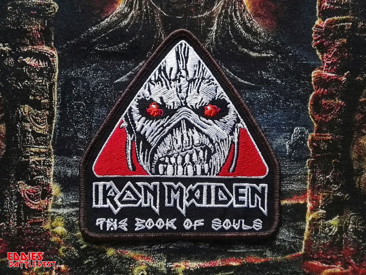 Iron Maiden "The Book Of Souls" Brown Border Embroidered Patch