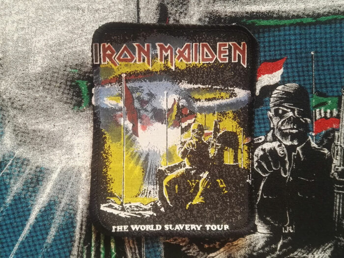 Iron Maiden "The World Slavery Tour" Transfer Printed Patch