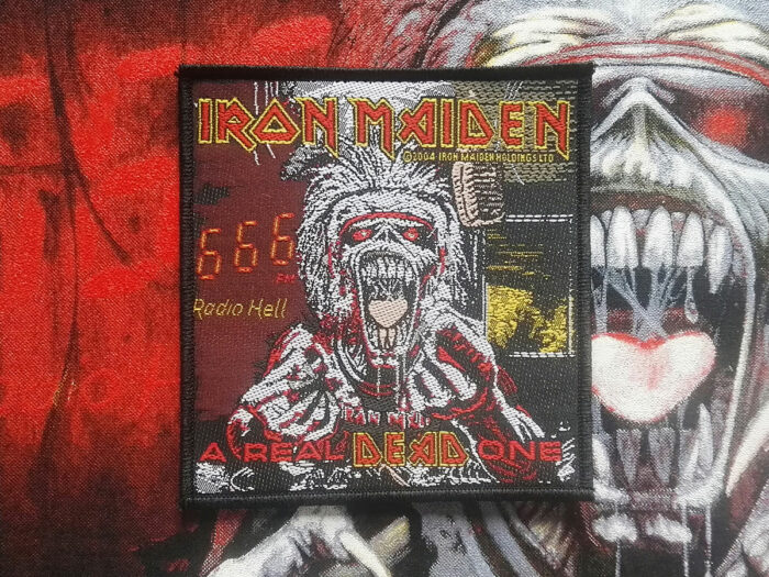 Iron Maiden "A Real Dead One" Woven Patch 2004