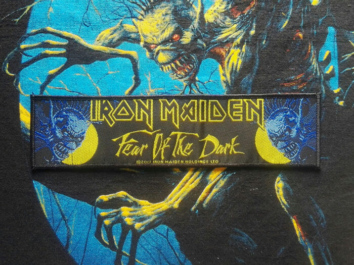 Patch Brodé Iron Maiden 'Fear Of The Dark' - 9x9 Cm - Licence Officielle