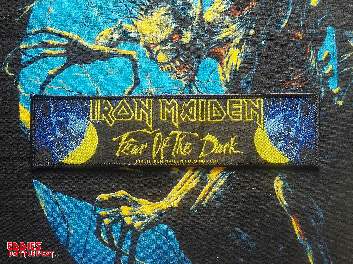 Iron Maiden "Fear Of The Dark" Woven Stripe Patch 2011