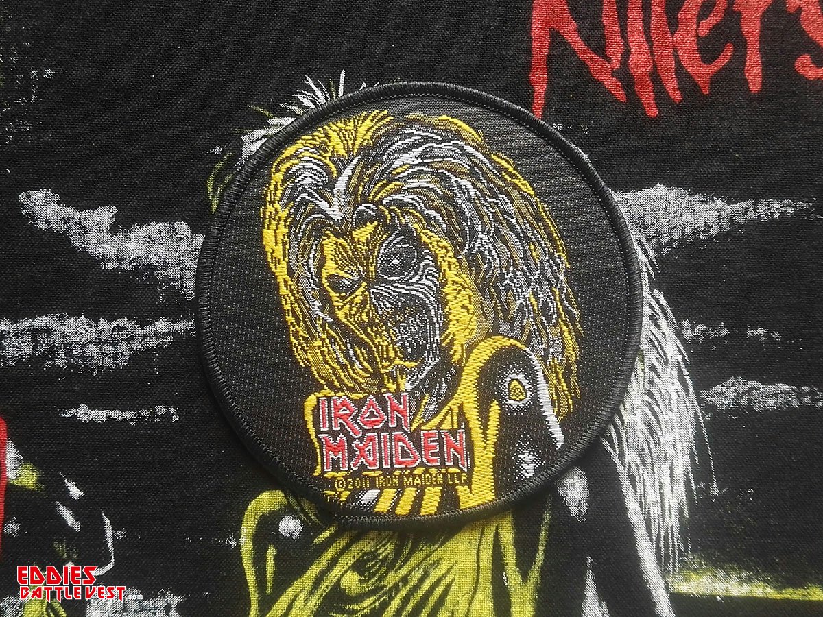 Iron Maiden "Killers" Woven Patch Circular 2011