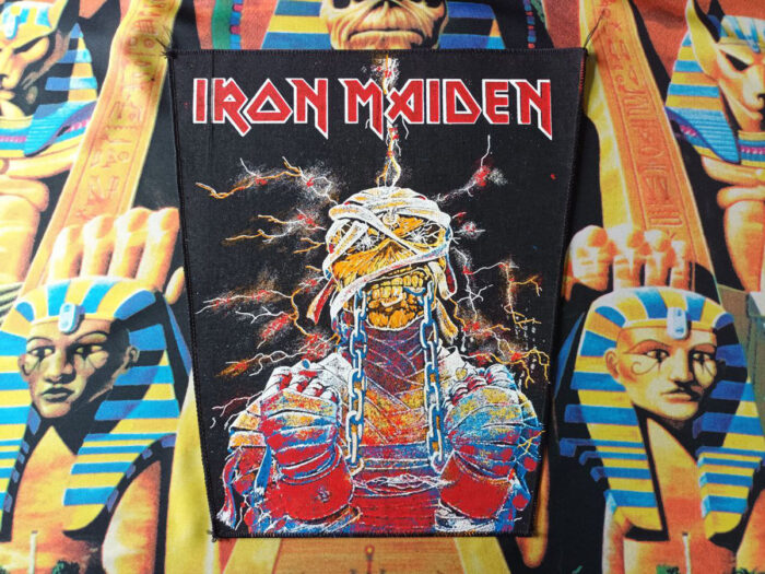 Iron Maiden "Powerslave Electric Mummy" Backpatch Bootleg