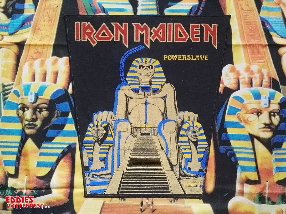 Iron Maiden "Powerslave" Backpatch Bootleg Version III