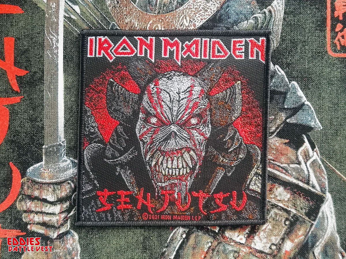 Iron Maiden "Senjutsu Back Cover" Woven Patch 2021