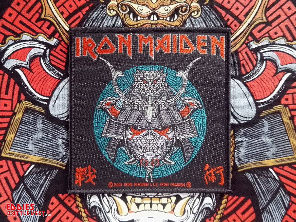 Iron Maiden "Senjutsu Samurai Eddie" Woven Patch 2021