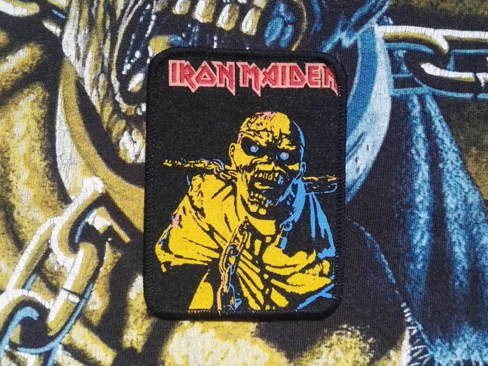 Iron Maiden "Piece Of Mind Eddie Chains" Printed Patch