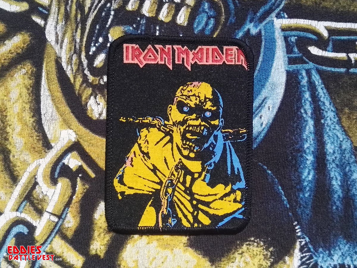 IRON MAIDEN PIECE OF MIND EMBROIDERED PATCH ! 