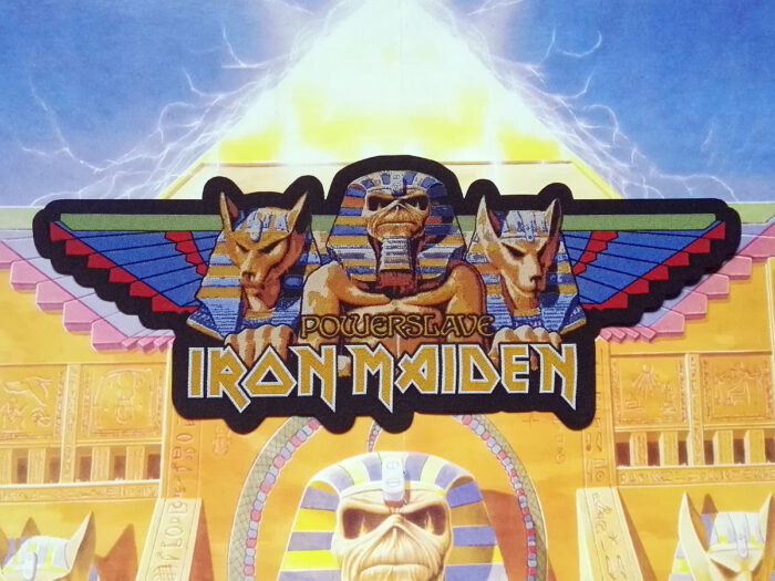 Iron Maiden "Powerslave" Oversized Woven Patch 2021 made by Pull The Plug