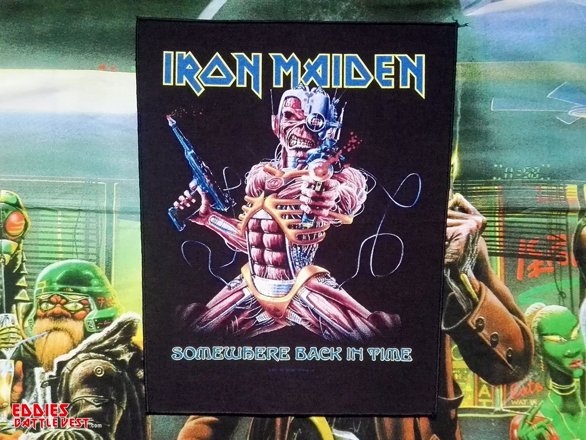 Iron Maiden "Somewhere Back In Time" Backpatch 2011