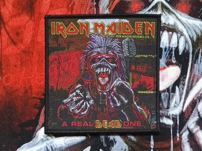 Iron Maiden "A Real Dead One" Woven Patch 2011