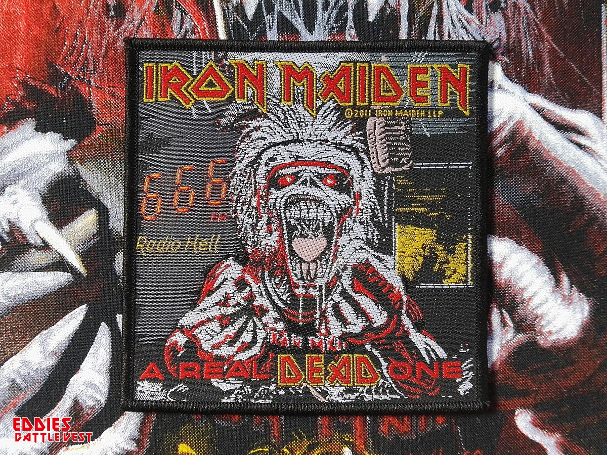 Iron Maiden "A Real Dead One" Woven Patch 2011 Version II