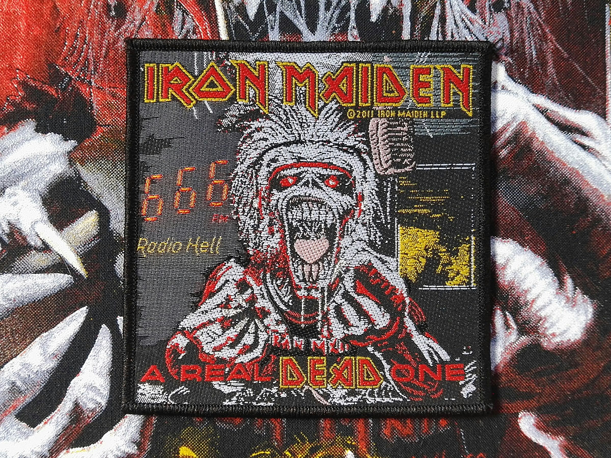 Iron Maiden "A Real Dead One" Woven Patch 2011 Version II