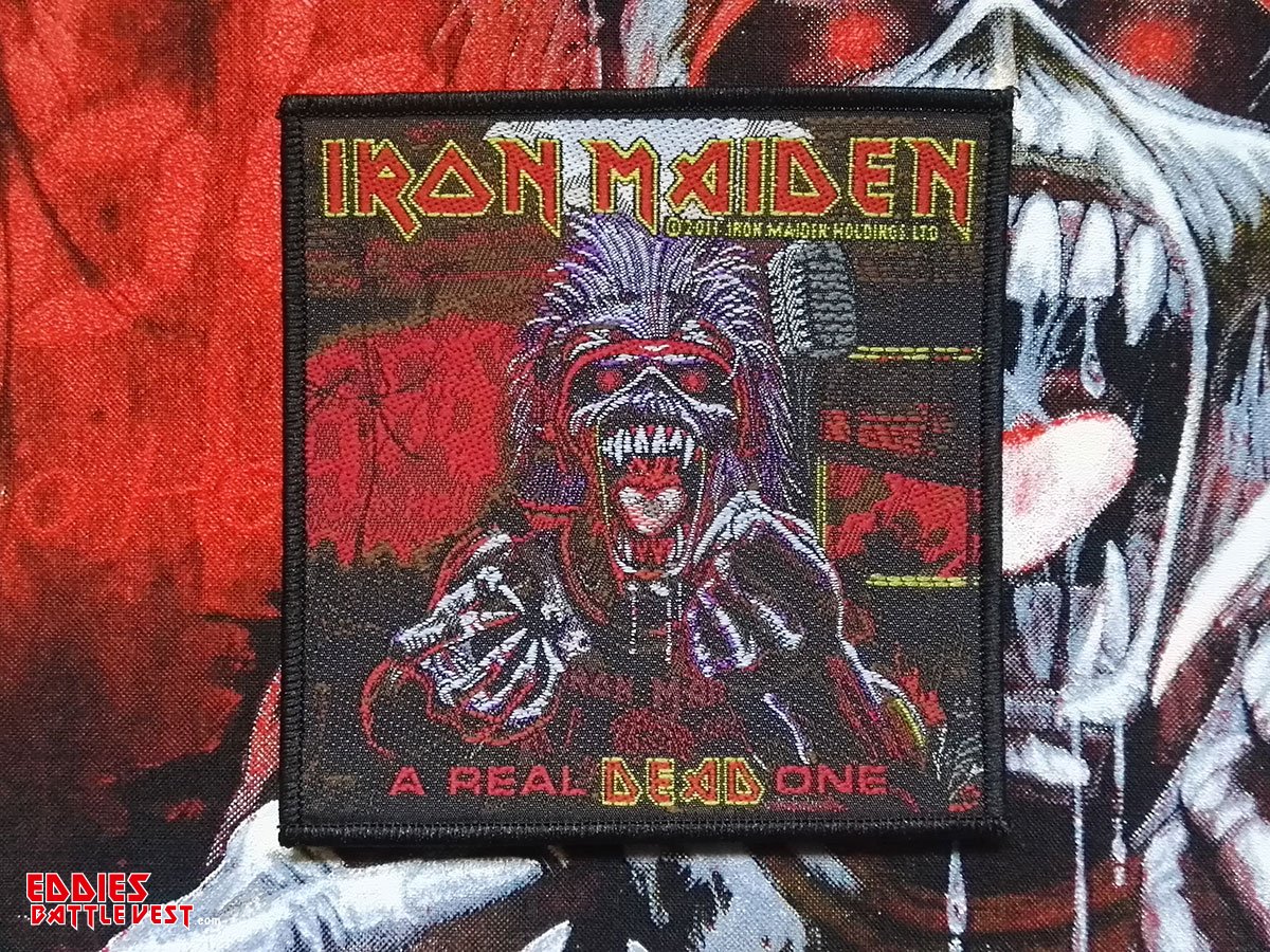 Iron Maiden "A Real Dead One" Woven Patch 2011