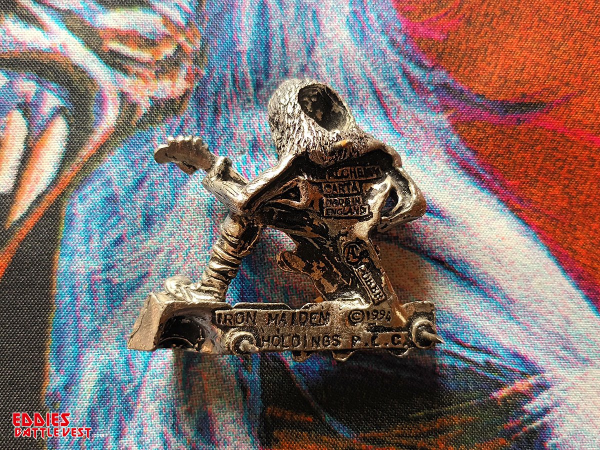 Iron Maiden "Fear Of The Dark Live" Pin Badge 1994 made by Alchemy Back