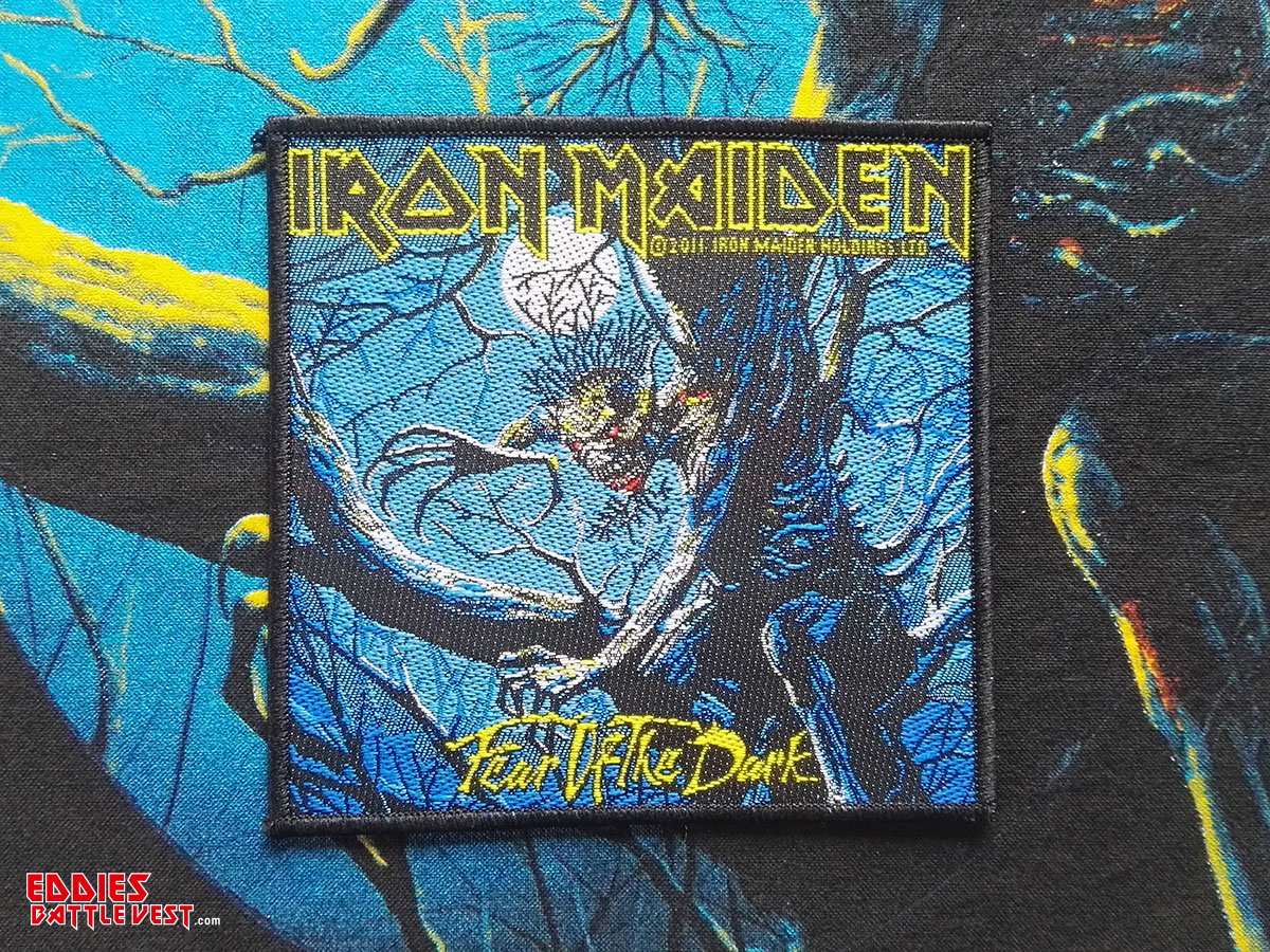 Iron Maiden "Fear Of The Dark" Woven Patch 2011