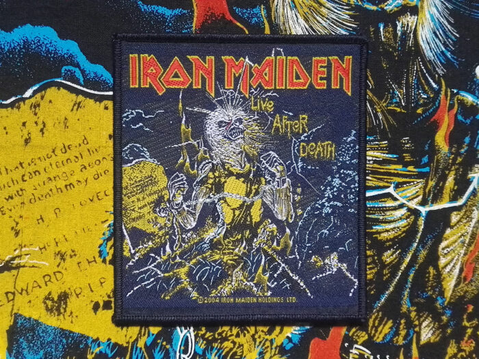Iron Maiden "Live After Death" Woven Patch 2004