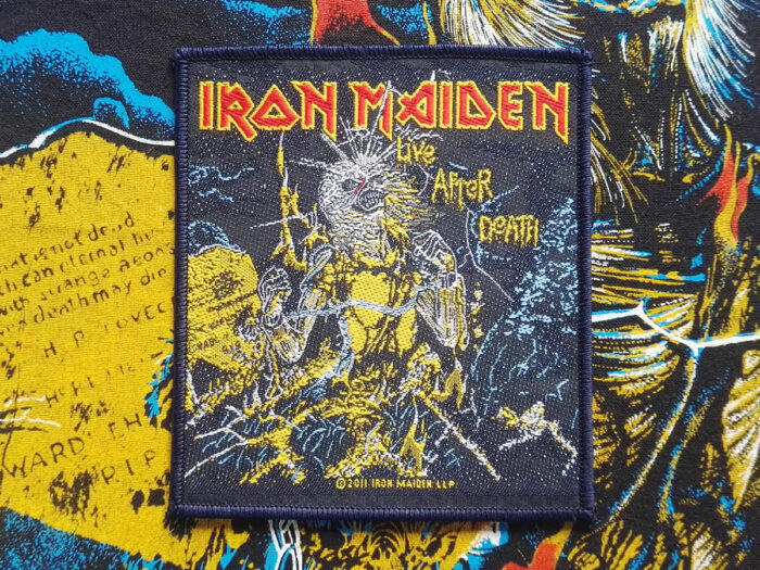 Iron Maiden "Live After Death" Woven Patch 2011