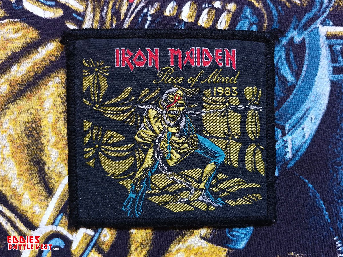 Iron Maiden "Piece Of Mind 1983" Square Version