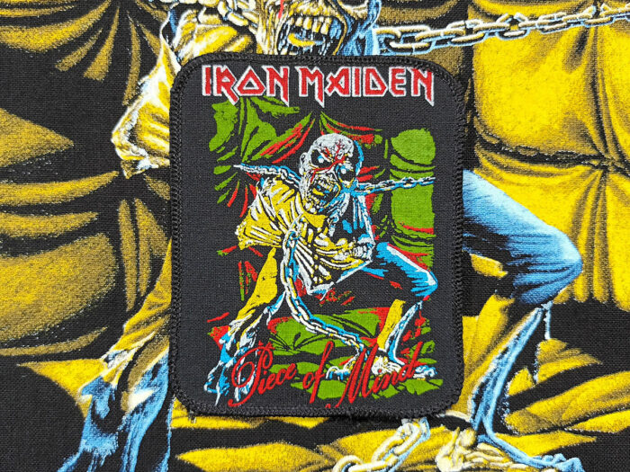 Iron Maiden "Piece Of Mind" Printed Patch (Green Brown Colors)