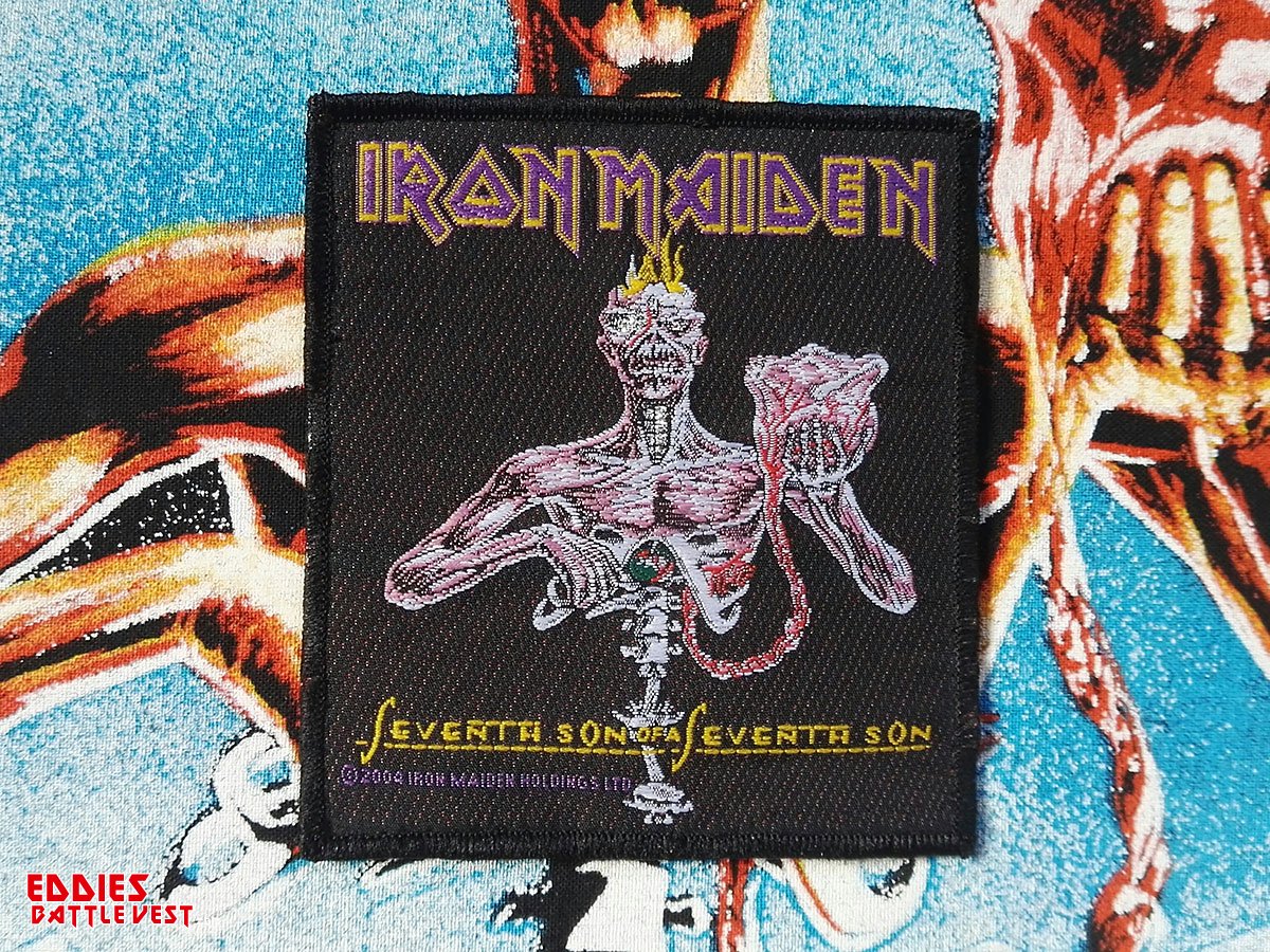 Iron Maiden "Seventh Son Of A Seventh Son" Woven Patch 2004
