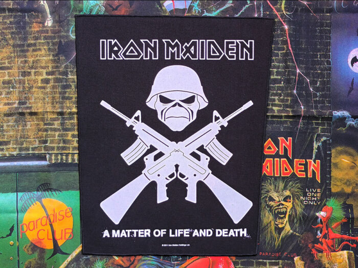 Iron Maiden "A Matter Of Life And Death Crossed Guns" Backpatch 2011