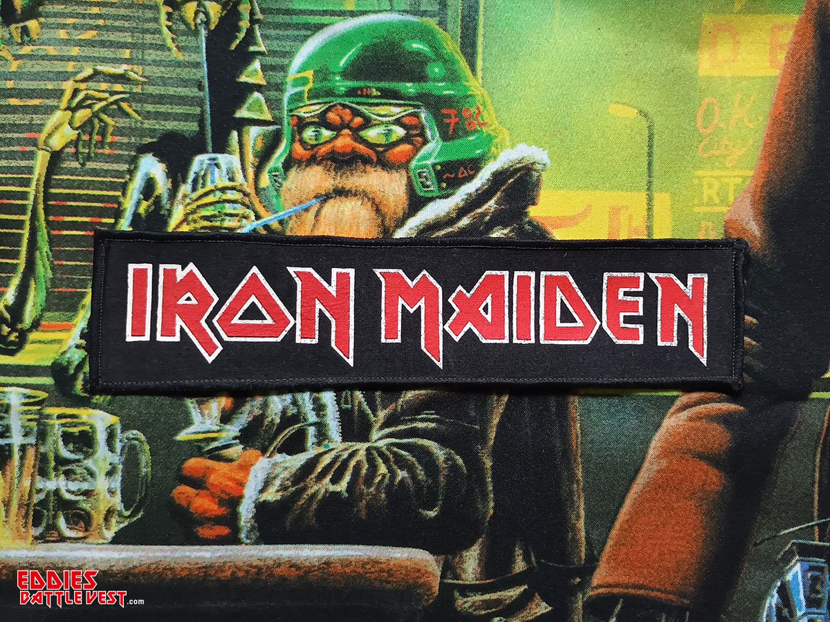 Iron Maiden "Logo" Stripe Printed Patch