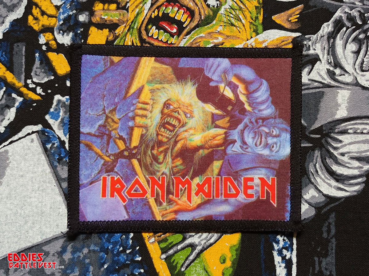 Iron Maiden "No Prayer For The Dying" Photo Printed Patch