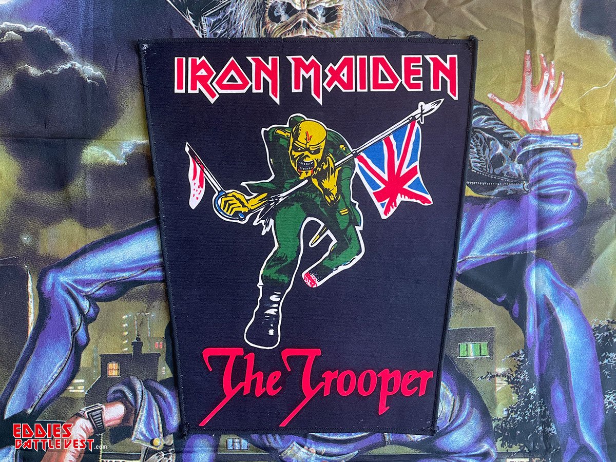 Iron Maiden "The Amputated Trooper" Backpatch Bootleg