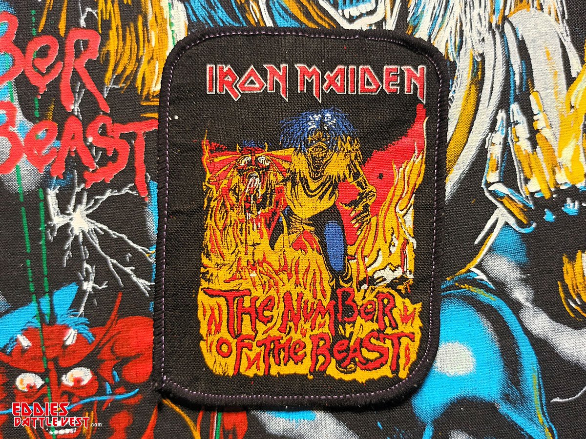 Iron Maiden "The Number Of The Beast" Printed Patch