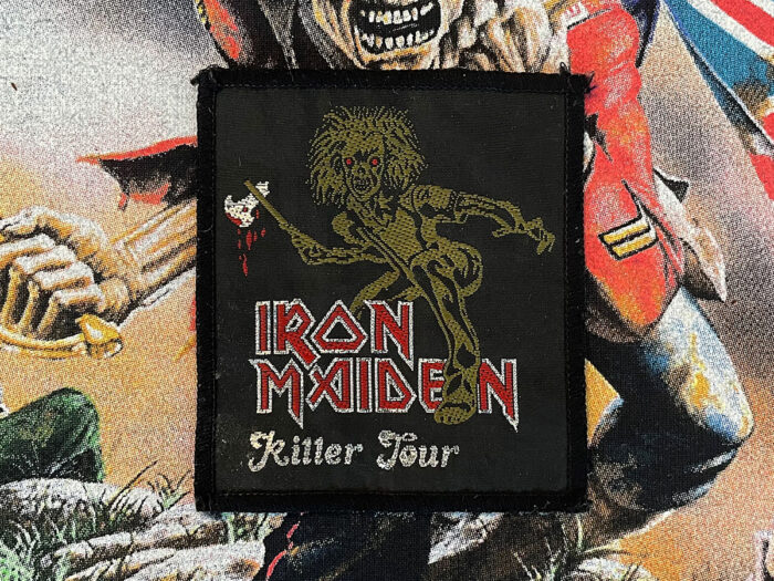 Iron Maiden "Killer Tour" Black Border Woven Patch