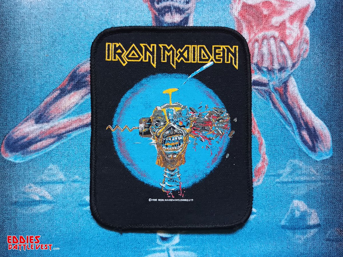 Iron Maiden "Can I Play With Madness" 1988 Printed Patch
